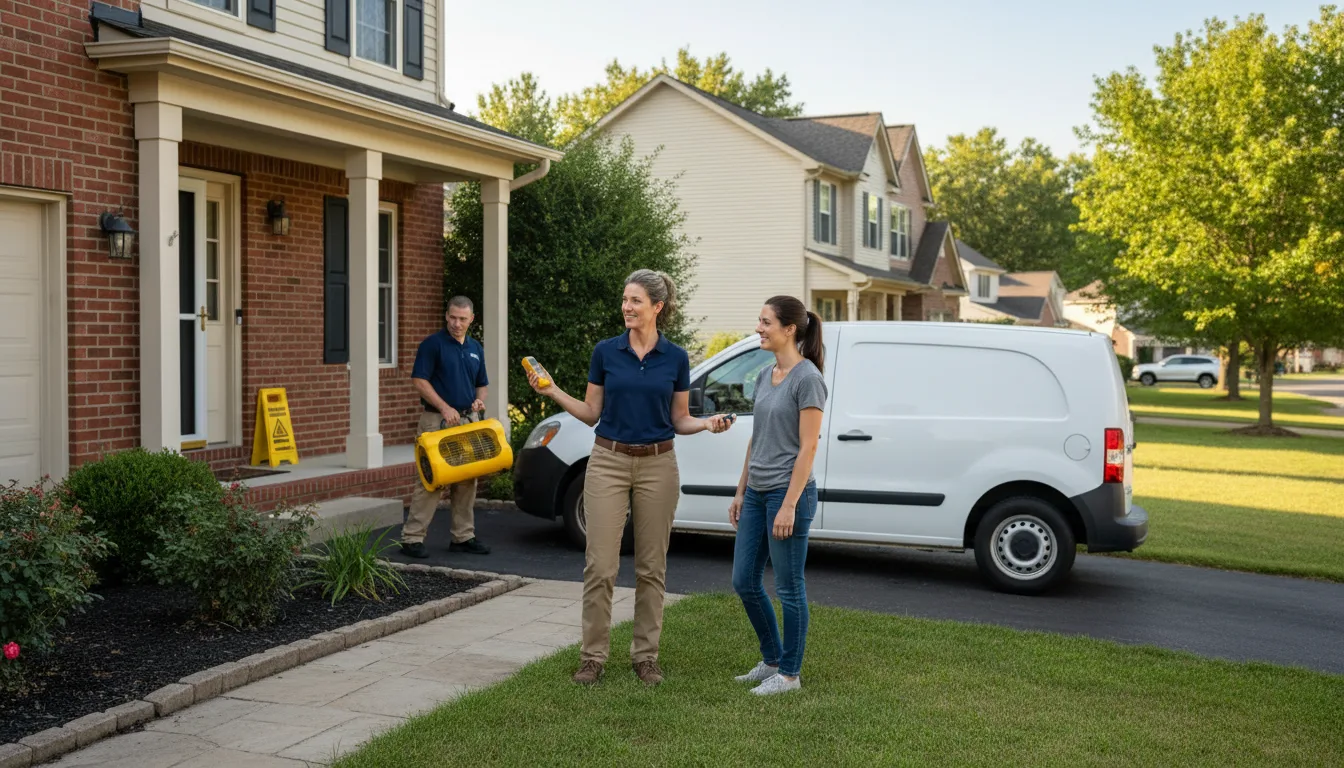 Water restoration image for Dehumidification And Cleanup Services in Grassy Meadows, WV
